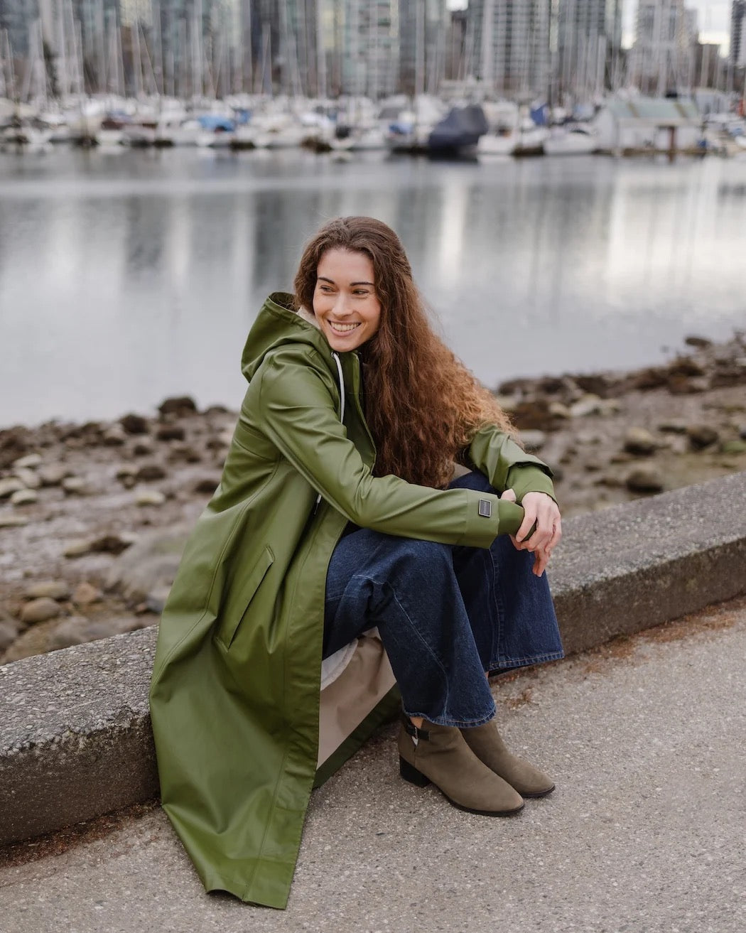 Mernini - The Mernini Raincoats Mernini Chive Green XS