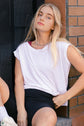 Daub+Design Box Tee Tops Daub+Design White XS