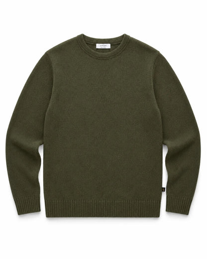 Anian Cashmino Crewneck Sweaters Anian S Forest Green