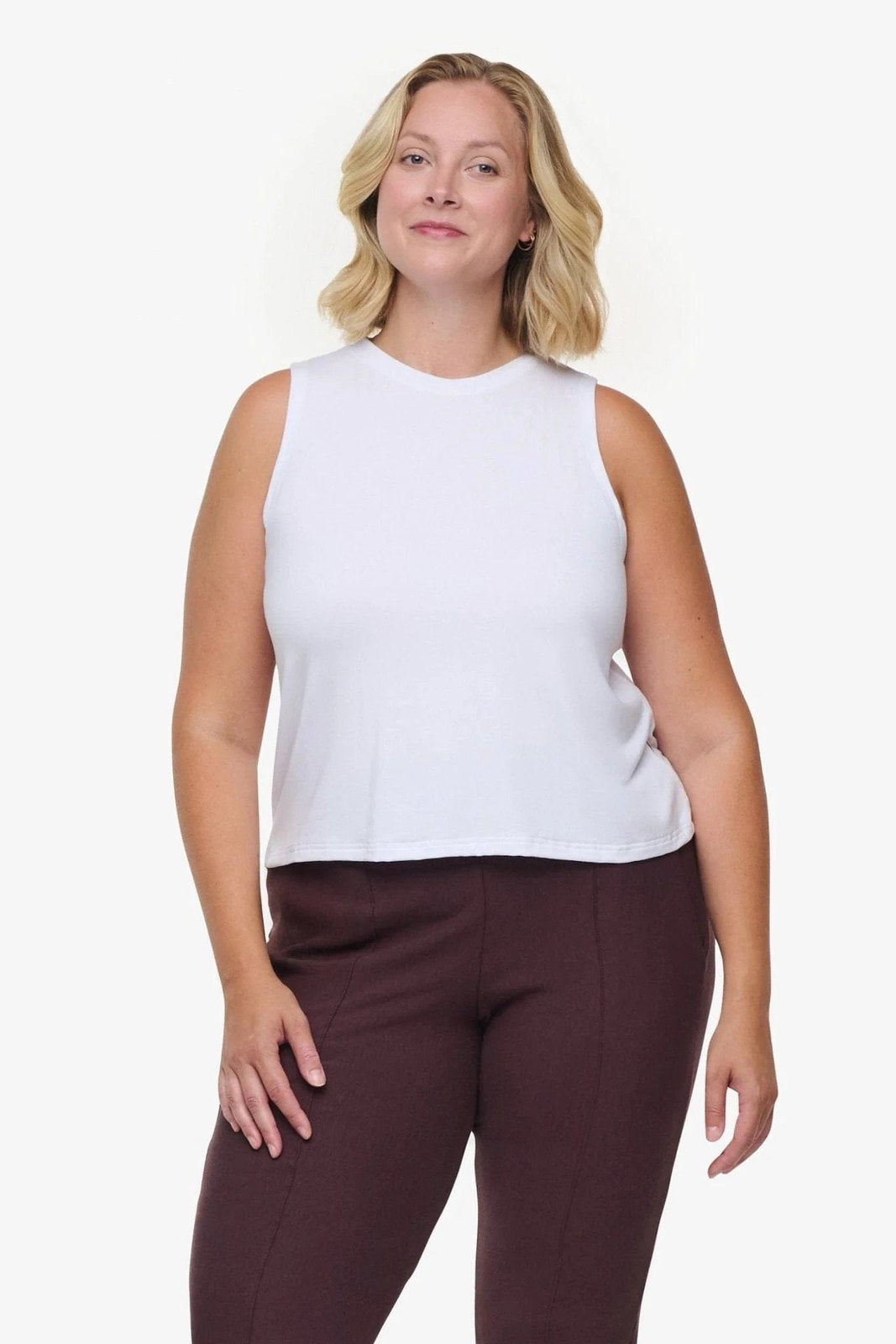 Daub+Design Maia Tank Tops Daub+Design White XS