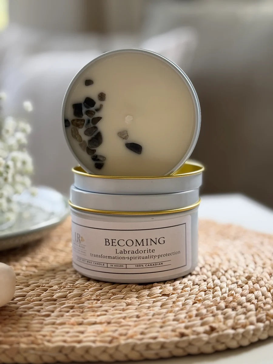 Gem Stone Candles - I Am Becoming Candles Louna Rose