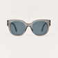 Z Supply Sunglasses Lunch Date Sunglasses Z Supply Eyewear Crystal-Indigo