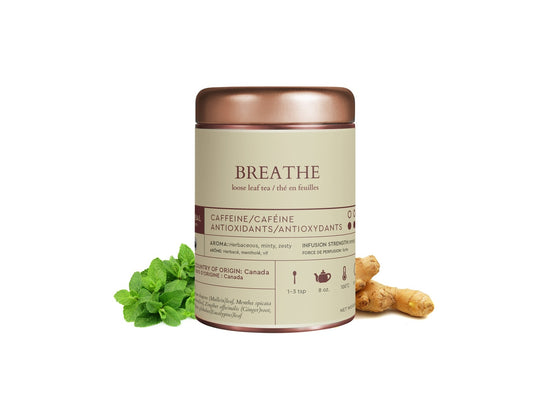 Breathe Mullein Mint & Ginger Herbal Tea Healing Teas Morgans Apothecary