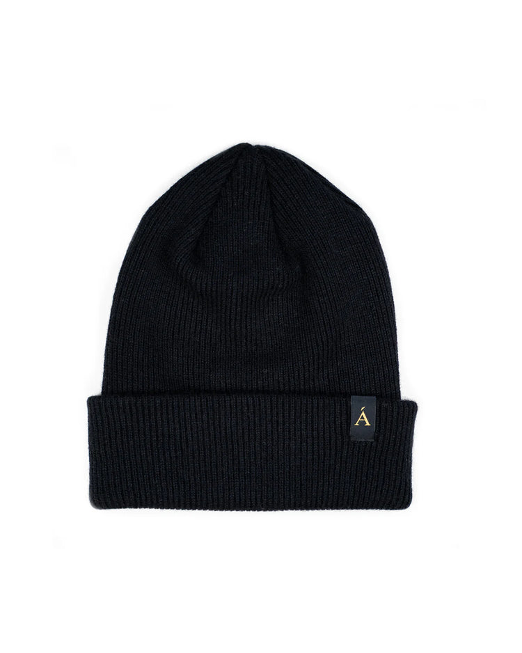 Anian Recycled Cashmere Toque Toques Anian Nero  