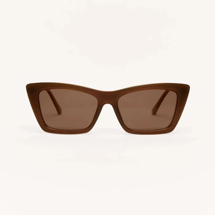 Z Supply Sunglasses Lookout Sunglasses Z Supply Eyewear Brown