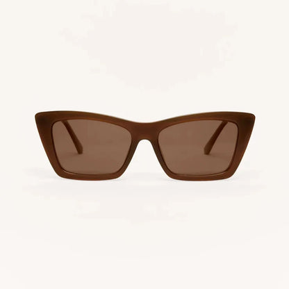 Z Supply Sunglasses Lookout Sunglasses Z Supply Eyewear Brown