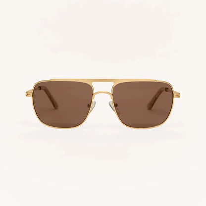 Z Supply Sunglasses Skyline Sunglasses Z Supply Eyewear Brown