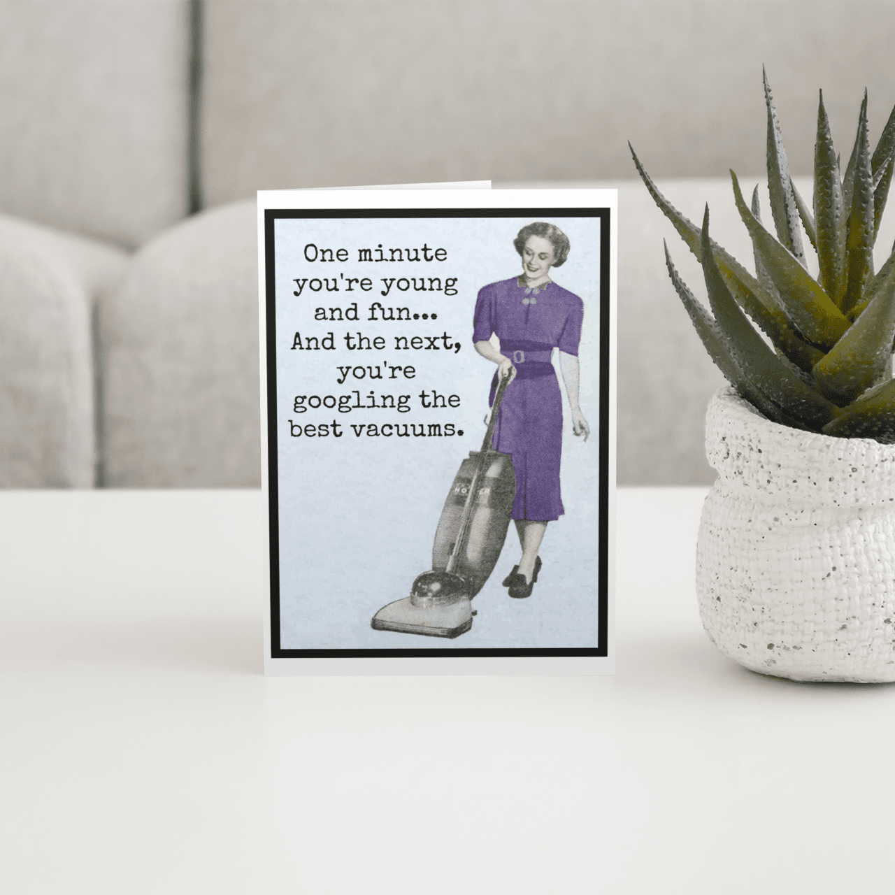 Funny Card. One Minute You&