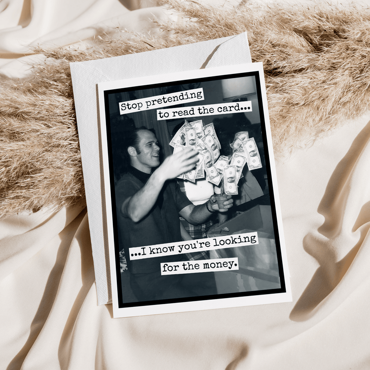 Birthday Card. Stop Pretending To Read The Card... Greeting Cards Raven&