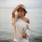Loomist Pure Linen Boatneck Top Tops Moa Cream