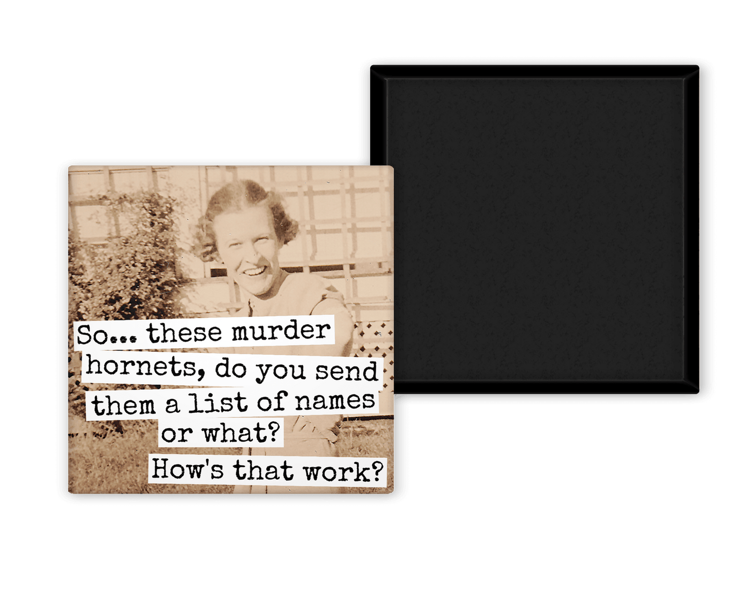 Magnet. So... These Murder Hornets, Do You Send Them A List Magnets Raven&