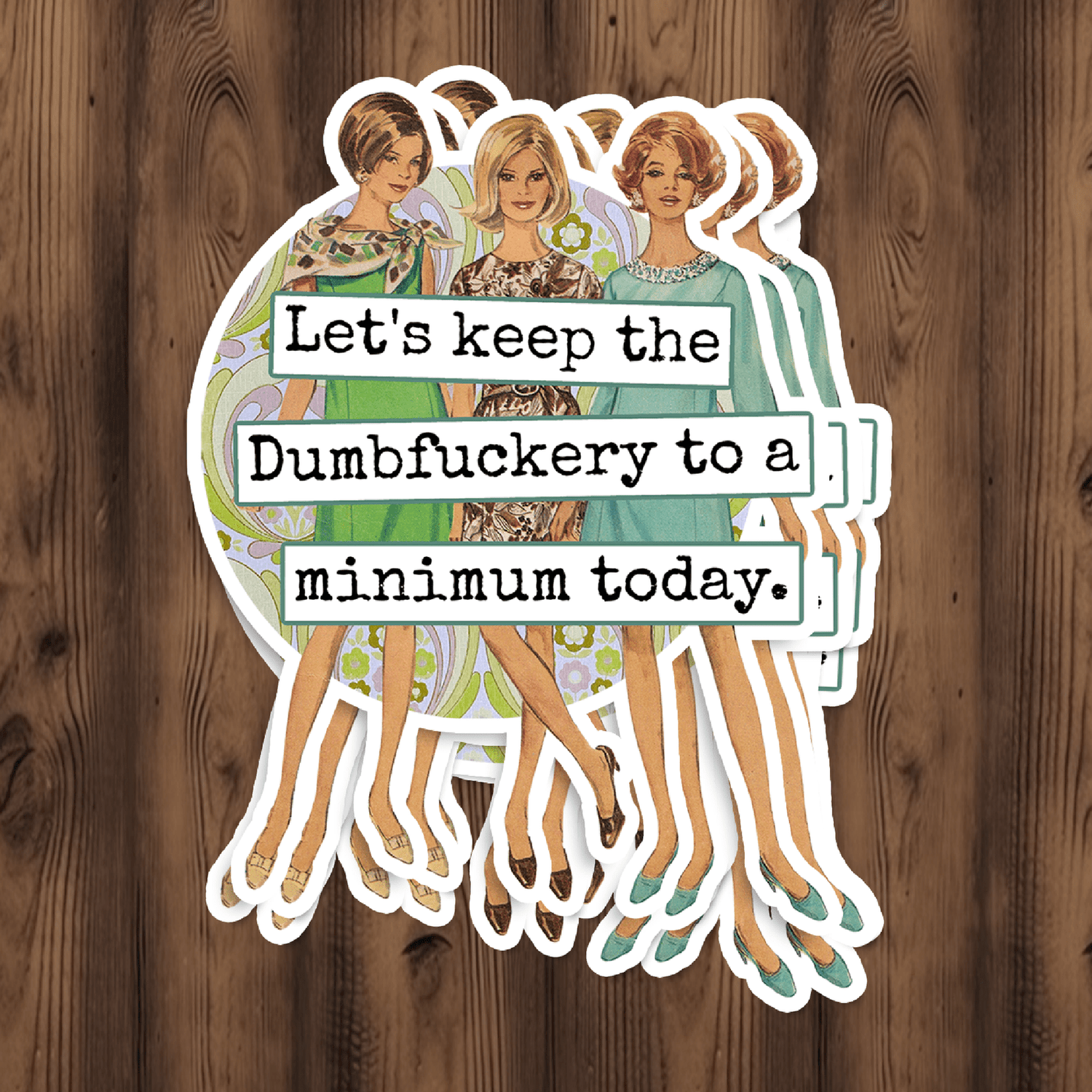 Sticker. Let&