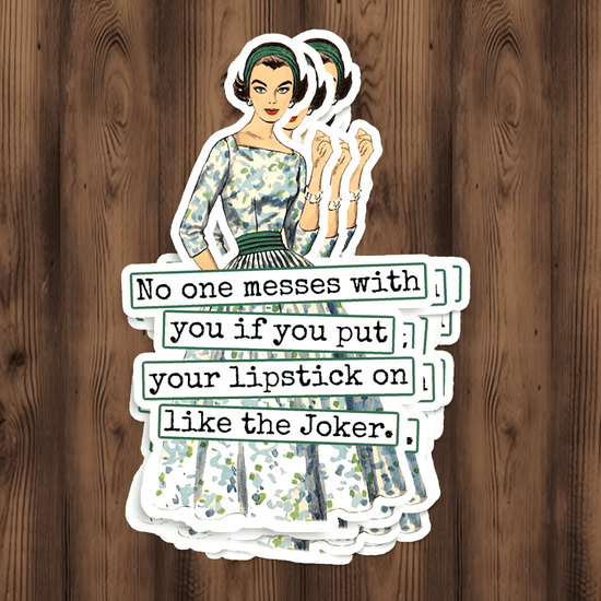 STICKER. Lipstick Like The Joker. Stickers Raven&
