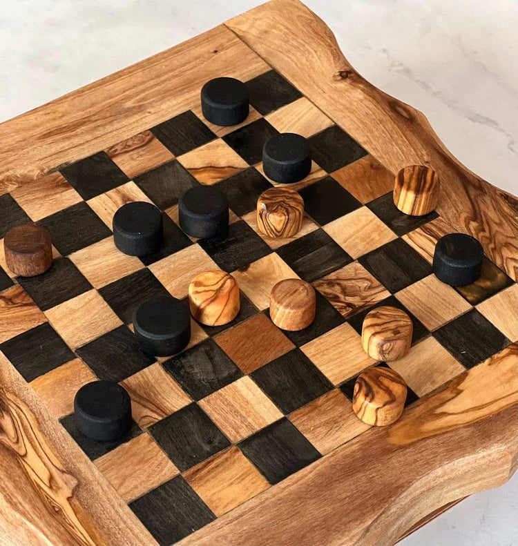 4 in 1 Wooden Board Game Board Games Trabelsi Wood Design   