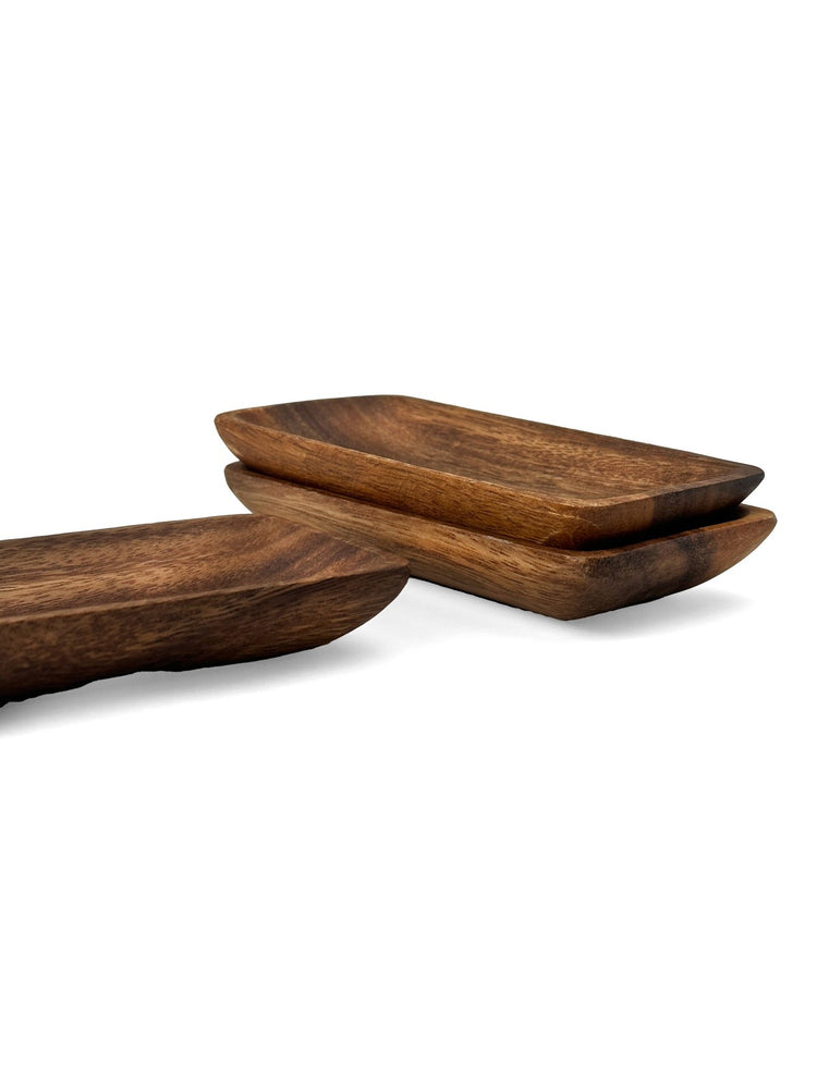 Wooden Rectangle Plate Wooden Platter Wooden Bowl - Medium  Baroy   