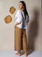 High Waisted Linen Pants Pants Moa