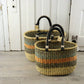 Oval Basket with Two Handles Medium - Traditional Palette Baskets Big Blue Moma   