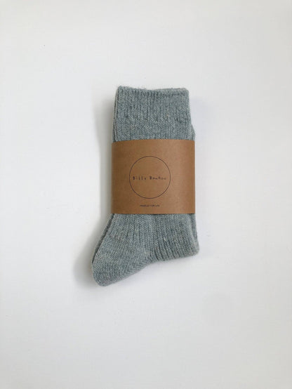 ICELAND WOOL SOCKS - neutral Socks Billy Bamboo Dusty turquoise  