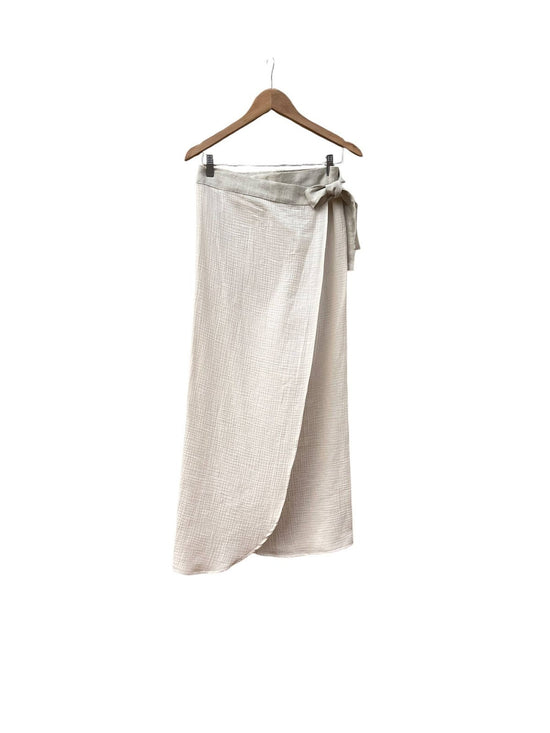 500 FAVA Wrap skirt in soft organic cotton muslin /linen Skirt CECILIA SÖRENSEN