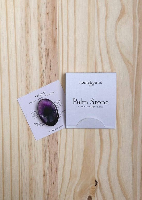 Palm Stone | Amethyst Homebound Tarot