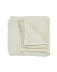 Bertra Aran Classic Wool Blanket - Cream Blankets Aran Woollen Mills   