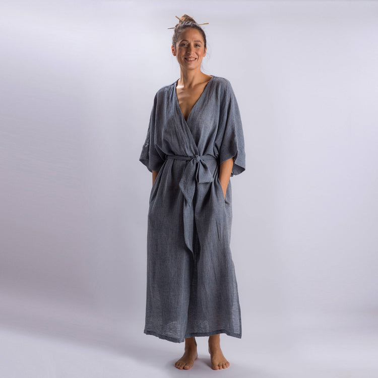 Loomist Sile Maxi Wrap Dress Dress loom.ist