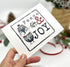 Peace and Joy - Christmas Holiday Card  Newfolk & Cabin Paper Studio   