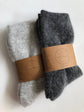 FLUFFY ANGORA SOCKS - NEUTRAL Socks Billy Bamboo   