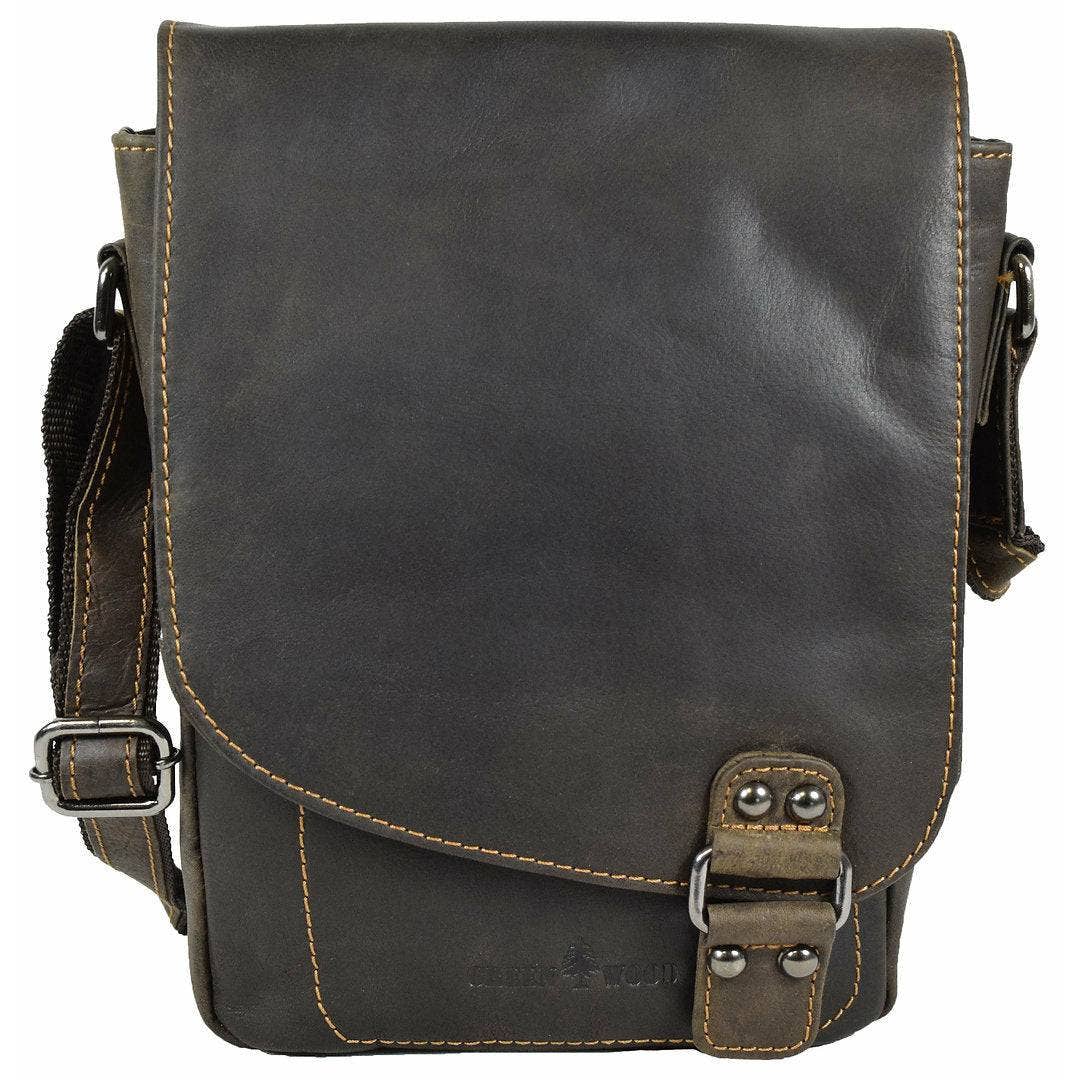 Leather Shoulder Bag Hobart - GW834 Greenwood Leather