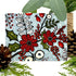 Jazzy Holiday Floral - Christmas Card Greeting Cards Newfolk & Cabin Paper Studio   