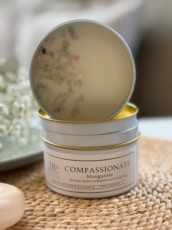 Gem Stone Candles - I Am Compassionate Candles Louna Rose