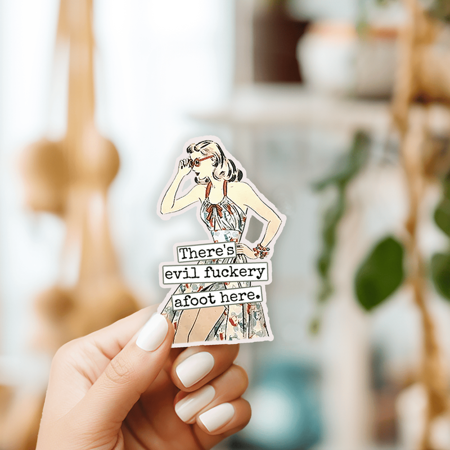Sticker. There&