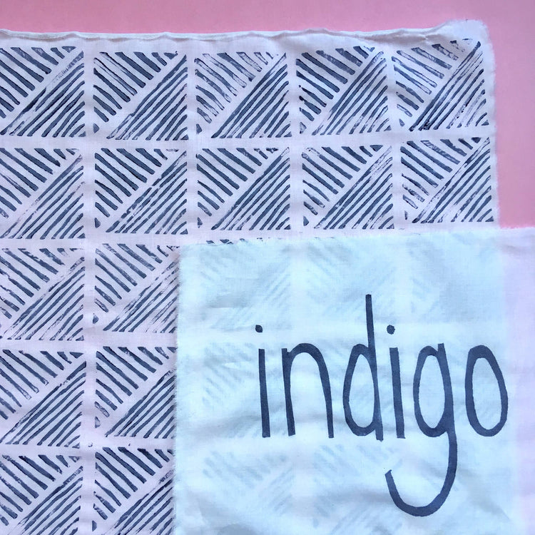 Indigo Blockprinting Kit Art & Craft Kits The Love of Colour   