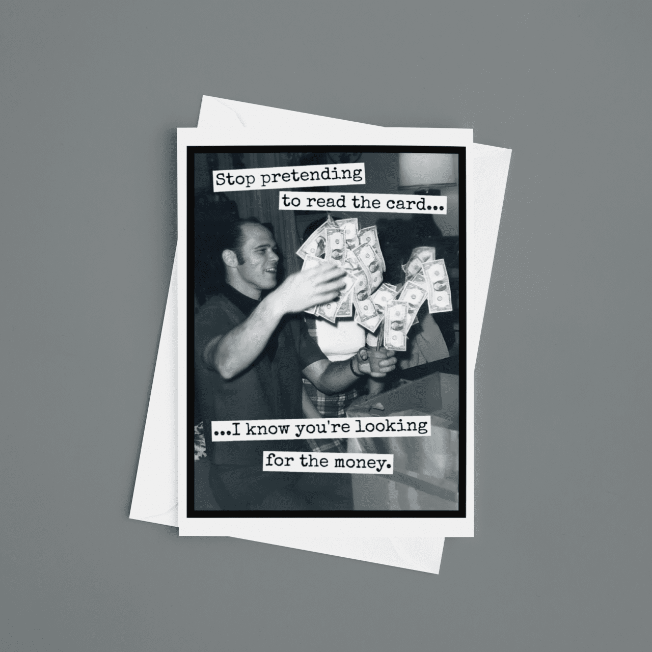 Birthday Card. Stop Pretending To Read The Card... Greeting Cards Raven&