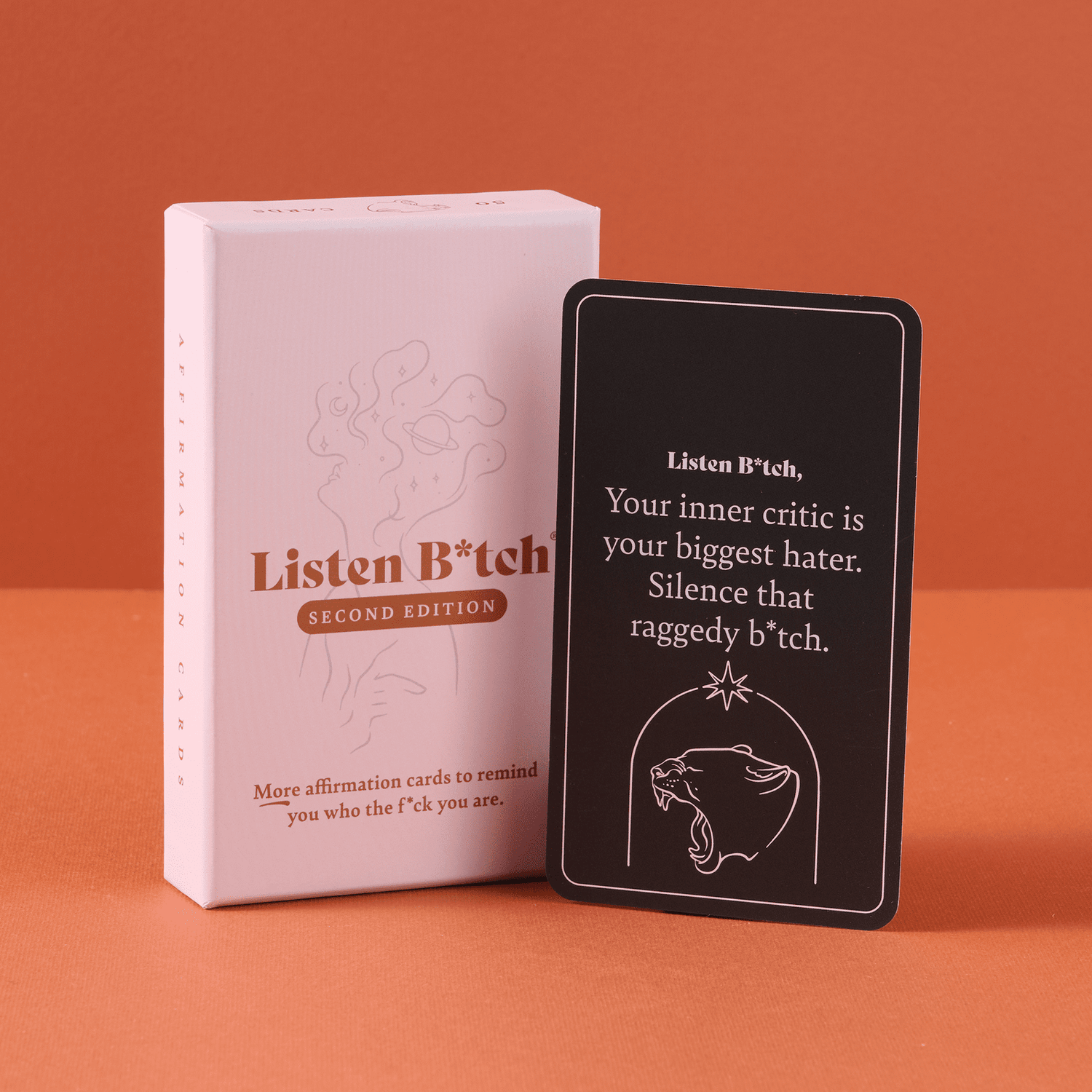 Second Edition | Listen Bitch Affirmation Cards Affirmation Cards Listen Bitch