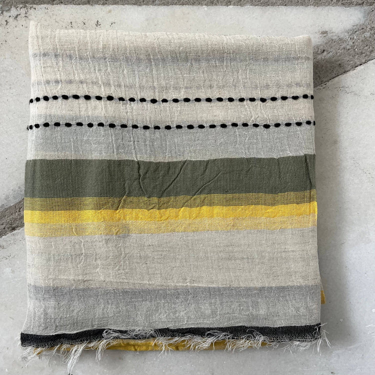 Loomist Linen Scarf Scarf loom.ist
