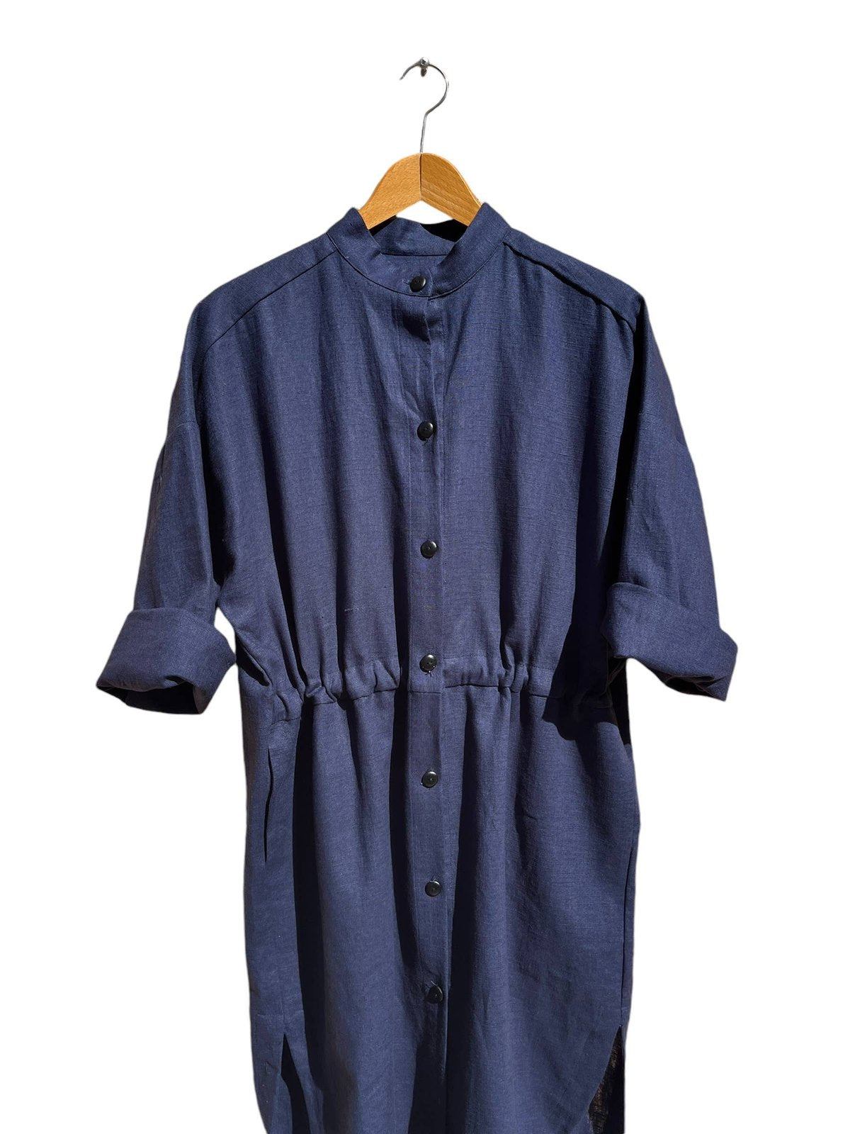 706 TRÉVOL Shirt dress in Organic Canvas Linen CECILIA SÖRENSEN
