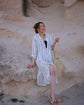 Striped Shirt Dress Dress Moa   
