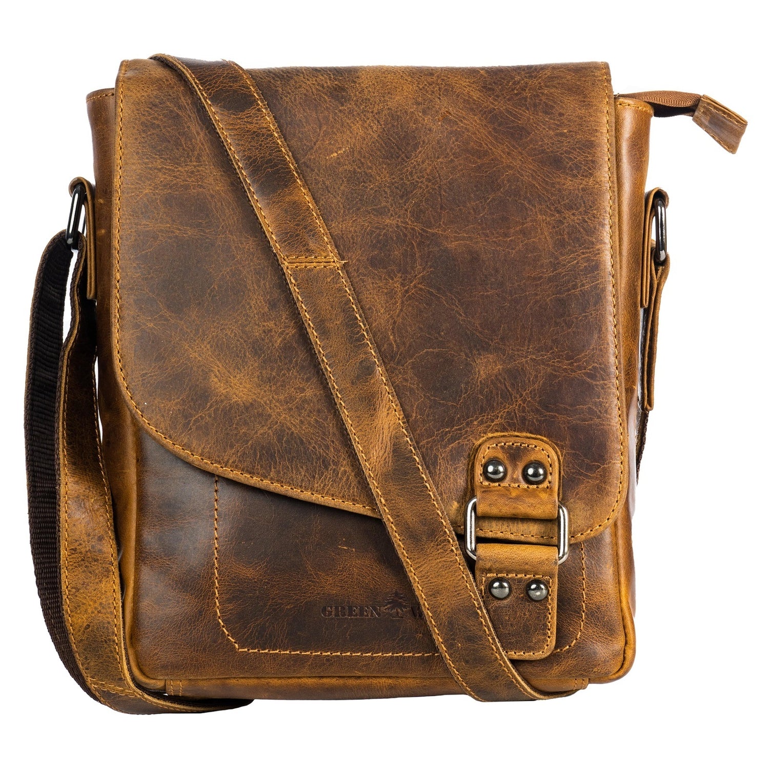 Leather Shoulder Bag Hobart - GW834 Greenwood Leather
