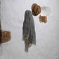 Loomist Helen Gauze Scarf Scarf loom.ist Grey