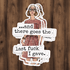 Sticker. There Goes The Last Fuck I Gave. Stickers Raven&