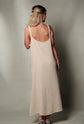 Double Gauze Beige Muslin Sleeveless Cami Dress Moa