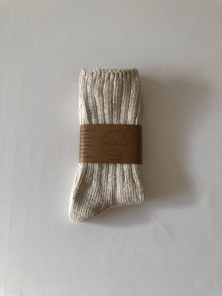 SLUB COTTON SOCKS Socks Billy Bamboo Ankle socks ( L/XL )  