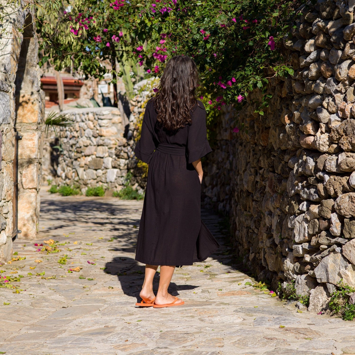 Loomist Sile Maxi Wrap Dress Dress loom.ist