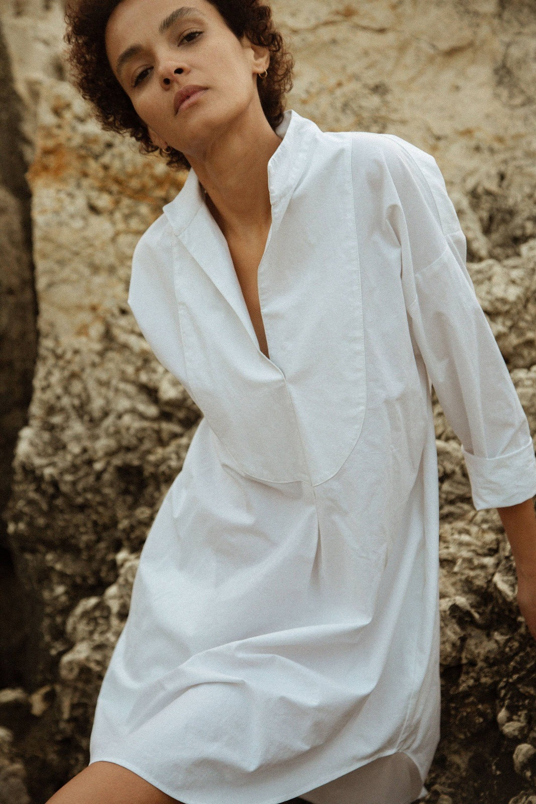 401 POLARIS SHIRT DRESS 100% recycled cotton Tops CECILIA SÖRENSEN