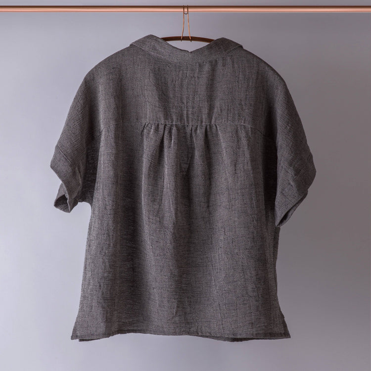 Loomist Sile Collared Top Tops loom.ist