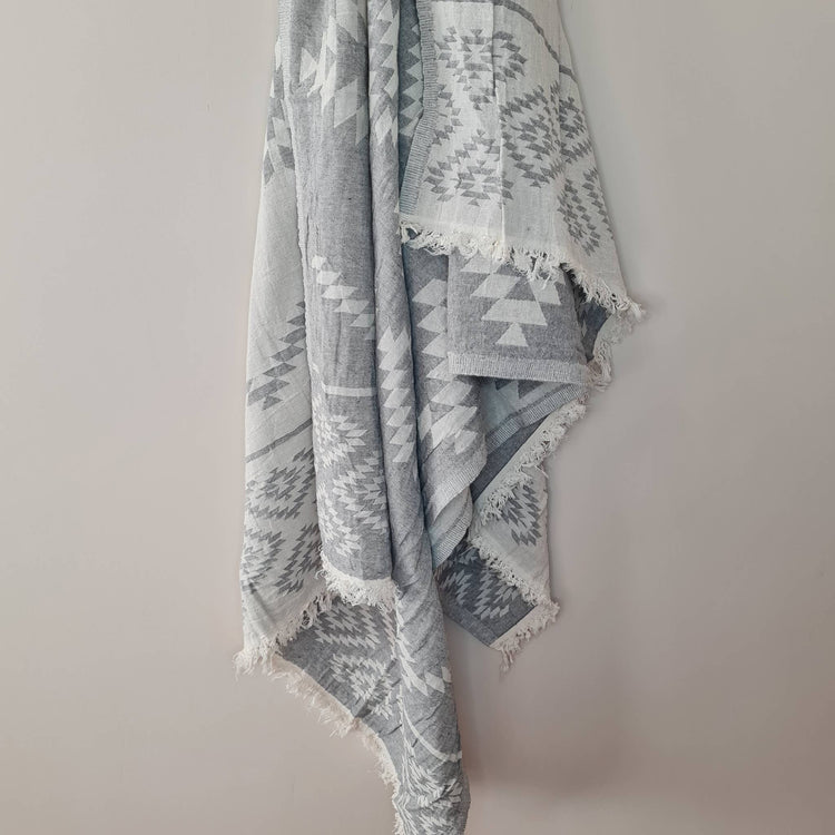 Aztec Pattern Double Face Beach Towel / Camping Blanket Towels Moa   