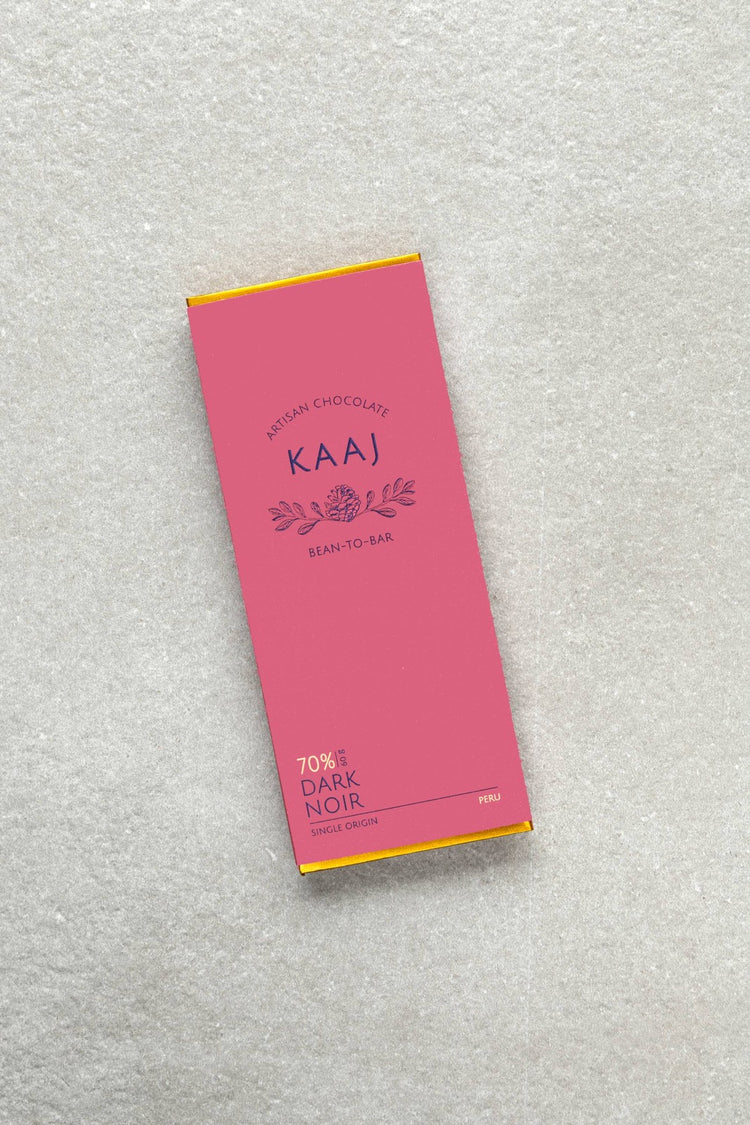 Dark 70% Peru Chocolate Kaaj Artisan Chocolate