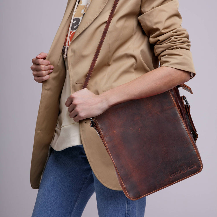 Leather Shoulder Bag Luna Handbags, Wallets & Cases Greenwood Leather