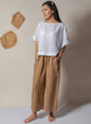 High Waisted Linen Pants Moa